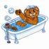 Bathtime Teddy