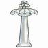 Three Tiered Birdbath