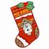 Plaid Angel Christmas Stocking