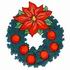 Poinsettia Wreath