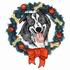 Border Collie Wreath