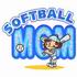 Softball Mom Applique