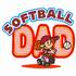 Softball Dad Applique