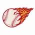 Flaming Baseball